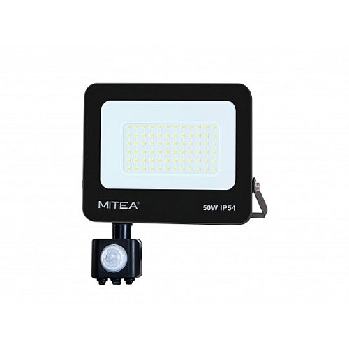 SMD ECO LED reflektor crni 6500K sa senzorom 50W IP54 M490050-RLS-C6