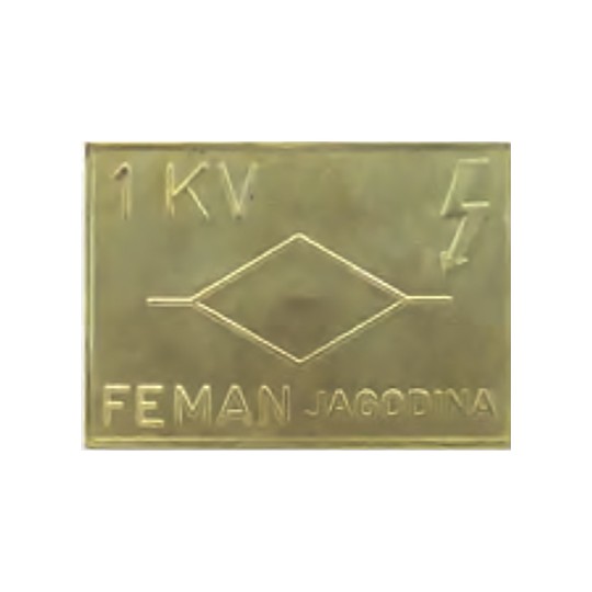 Feman pločica za označavanje trase kabla 1kV 4703045