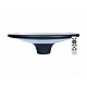 Solarna parkovska LED lampa sa senzorom ALL IN ONE crna 1400lm 3CCT 3000~6500K IP65 sa daljinskim M453101-S Mitea Lighting