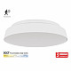 LED plafonjera bela 20W 3CCT DIP switch 3000/4000/6500K IP20 fi230mm okrugla sa microwave senzorom pokreta 3Y M205790 Mitea Lighting