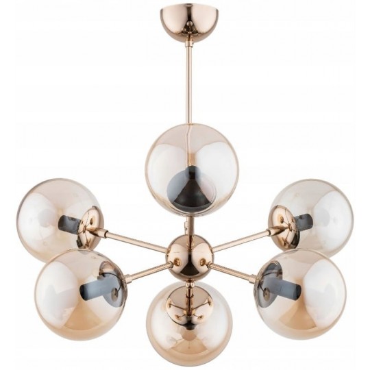 Luster zlatni 6xE27 Max.60W/220V M11097-6 Mitea Lighting