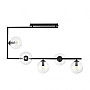 Luster crni 5xE27 Max.60W/220V M10770-5 Mitea Lighting