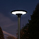 Solarna parkovska LED lampa sa senzorom ALL IN ONE crna 1400lm 3CCT 3000~6500K IP65 sa daljinskim M453101-S Mitea Lighting