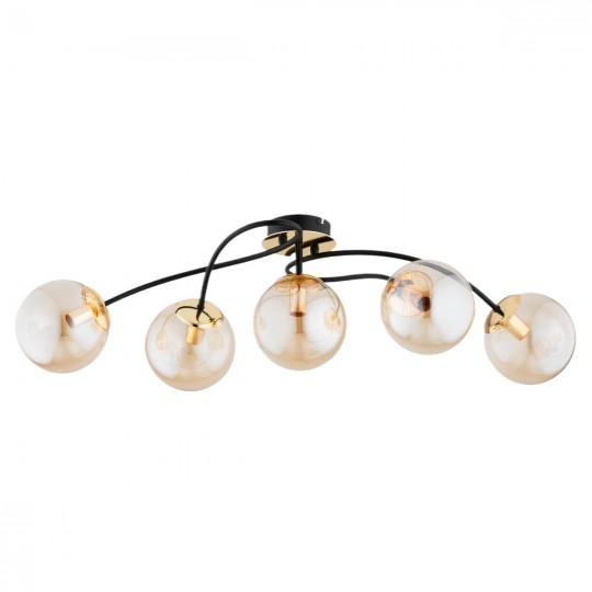 Luster crno-zlatni 5xE27 Max.60W/220V M11102-5 Mitea Lighting