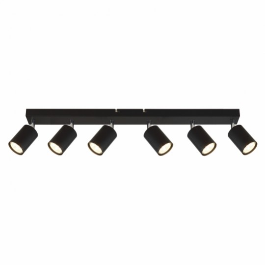 Spot lampa crna 6xGU10 max. 35W M190660