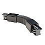 FLEX konektor za trostopeni šinski reflektor crni PVC M-4TRACK-F-B