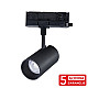 Trostepeni šinski reflektor crni LED 20W 3CCT 3000/4000/6000K 60x115mm IP20 M205051-B