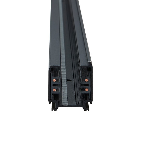 Trostepena aluminijumska šina crna za šinski reflektor 2m M-4TRACK-2M-B
