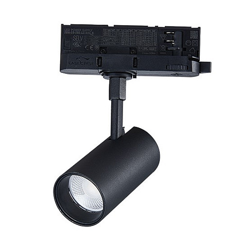Trostepeni šinski reflektor crni LED 10W 3CCT 3000/4000/6000K 50x100mm IP20 M205050-B