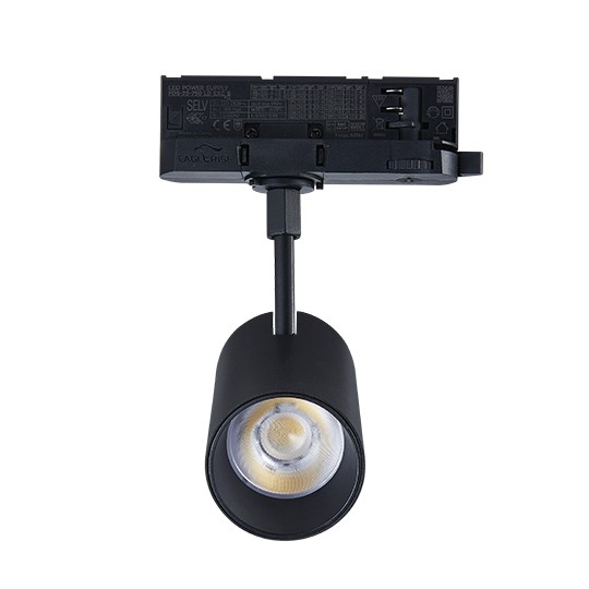 Trostepeni šinski reflektor crni LED 20W 3CCT 3000/4000/6000K 60x115mm IP20 M205051-B