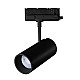 Trostepeni šinski reflektor crni LED 30W 3CCT 3000/4000/6000K 70x155mm IP20 M205052-B