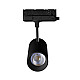 Trostepeni šinski reflektor crni LED 30W 3CCT 3000/4000/6000K 70x155mm IP20 M205052-B