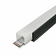 Aluminijumski profil za LED trake crni nadgradni set sa difuzorom IP65 13x17.7x2000mm MA505-C-FS