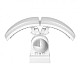 LED reflektor beli 2x20W 4000K sa senzorom PC IP65 TOS DUO ADVITI AD-NL-6603WLR4 Orno
