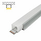Aluminijumski profil za LED trake sivi nadgradni set sa difuzorom IP65 13x17.7x2000mm MA505-A-FS