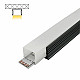 Aluminijumski profil za LED trake crni nadgradni set sa difuzorom IP65 13x17.7x2000mm MA505-C-FS