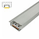 Aluminijumski profil za LED trake sivi ugradni set sa difuzorom 10x41x2000mm M3010-U-A