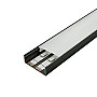 Aluminijumski profil za LED trake crni nadgradni set sa difuzorom 10x40x2000mm M4010-C