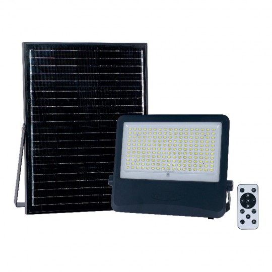 LED reflektor tamno sivi 400W solarni set 6500K IP65 ABS M452080-S6 Mitea Lighting