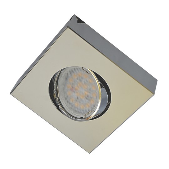 Ugradna svetiljka-rozetna hrom kvadratna M206051 AL Mitea Lighting
