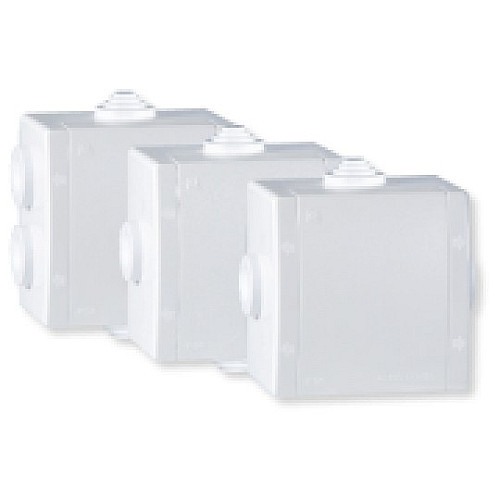 Razvodna kutija bela Power 80x80 6 uvoda IP54 263.0 Aling