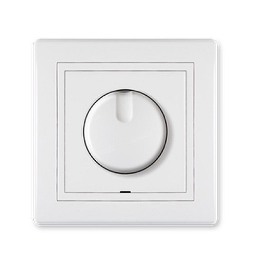 Dimer beli regulator jačine svetlosti sa jednopolnom sklopkom 40-400W 6173.00 Prestige Aling