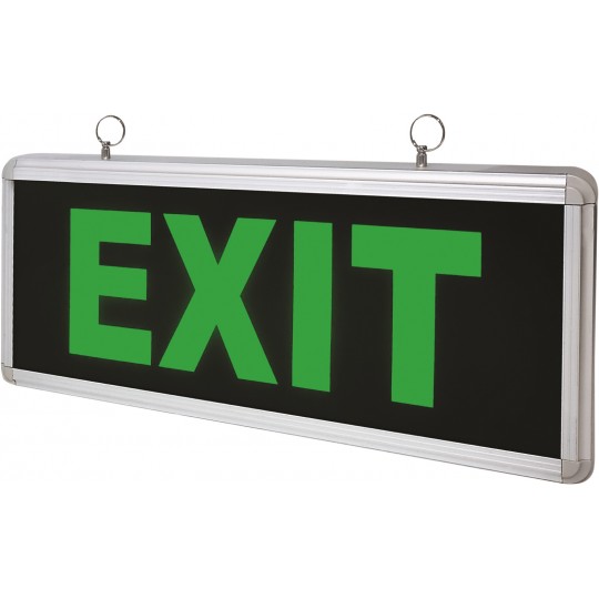 Punjiva lampa dvostrano osvetljenje crna 1W IP40 6 LED EXIT M618L