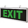 Punjiva lampa dvostrano osvetljenje crna 1W IP40 6 LED EXIT M618L
