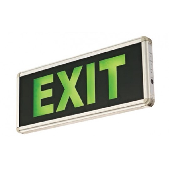 Punjiva lampa dvostrano osvetljenje crna 1W IP40 6 LED EXIT M618L