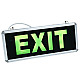Punjiva lampa dvostrano osvetljenje crna 1W IP40 6 LED EXIT M618L