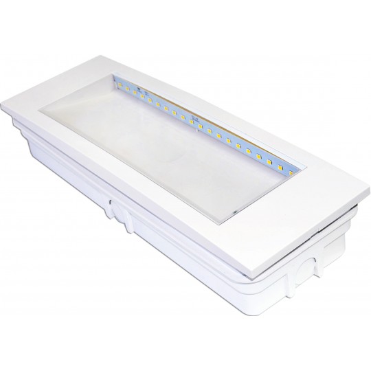Ugradna punjiva zidna lampa bela 3.8W 6500K IP40 20 LED M620L
