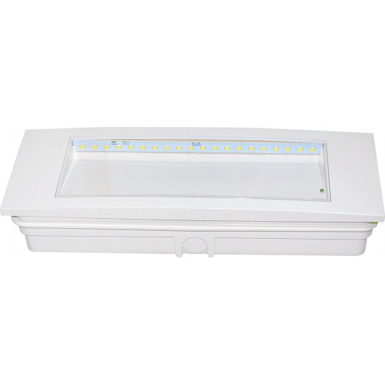 Ugradna punjiva zidna lampa bela 3.8W 6500K IP40 20 LED M620L