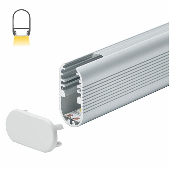 Aluminijumski profil za LED trake set sa difuzorom 14.5x29x2000mm MA630 Mitea Lighting