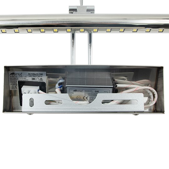Zidna lampa hrom LED 5W 3000K, za sliku ili za ogledalo M209420