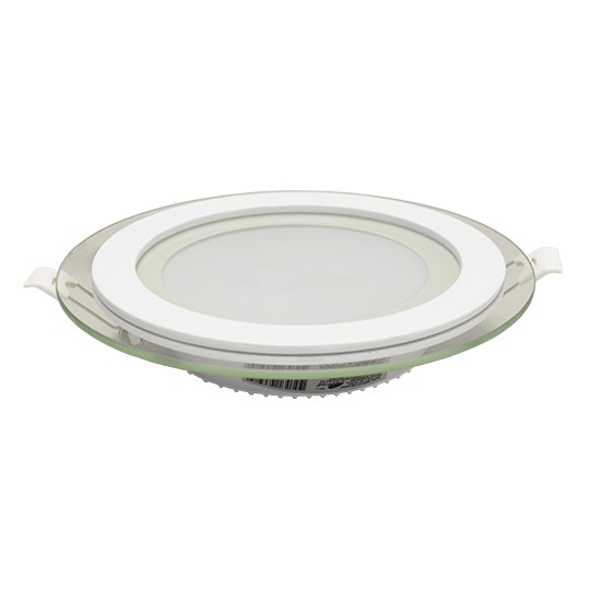 Ugradni okrugli LED panel beli 12W 6500K stakleni MPC12