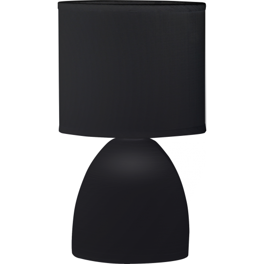 Stona lampa crna 1x40W E14 keramička M1011