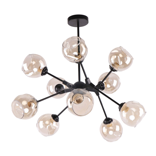 Luster crni Max.60W 220~240V 10xE27 M11033-10 Mitea Lighting