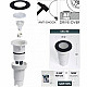 Ugradna lampa crna Ceci 90 3L okrugla spoljna IP67 1xGU10 LED 3.5W 4000K - sijalica uključena uz proizvod 1F3.000.000.U1L Fumagalli