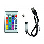 USB RGB mini kontroler 24 tastera 0.5m za 5V MLL LED traku