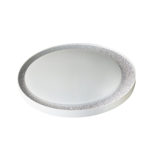 LED plafonjera transparentna 2x36W 180~260V 3CCT 3000/4000/6500K prizmatik+opal Ø550mm SMD sa daljinskim M205415