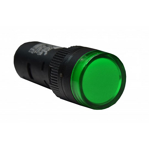 Signalna sijalica 220V fi16mm LED zelena ME-AD62-22DS-16D