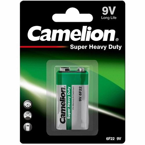 Baterija super HD 6F22 9V Camelion