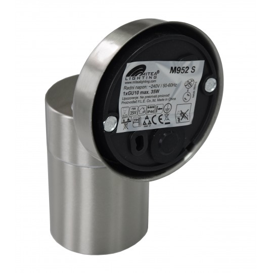 Zidna lampa saten hrom Max.1x35W IP44 1xGU10 baštenska M952 S