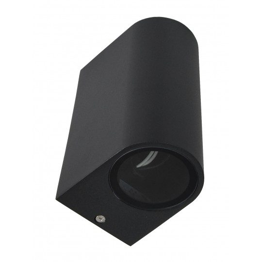 Zidna lampa crna Max.2x35W IP44 2xGU10 baštenska M952010 C