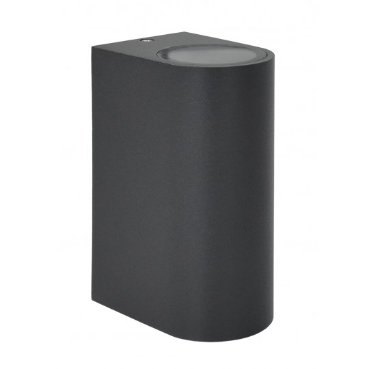 Zidna lampa crna Max.2x35W IP44 2xGU10 baštenska M952010 C