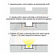Aluminijumski profil za LED trake ugradni set sa difuzorom 14x61x2000mm MA6114