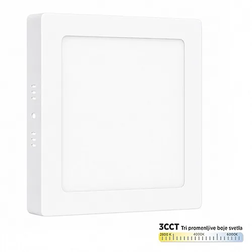 M30NK-CCT 30W 3000~6500K beli nadgradni kvadratni LED panel Mitea Lighting