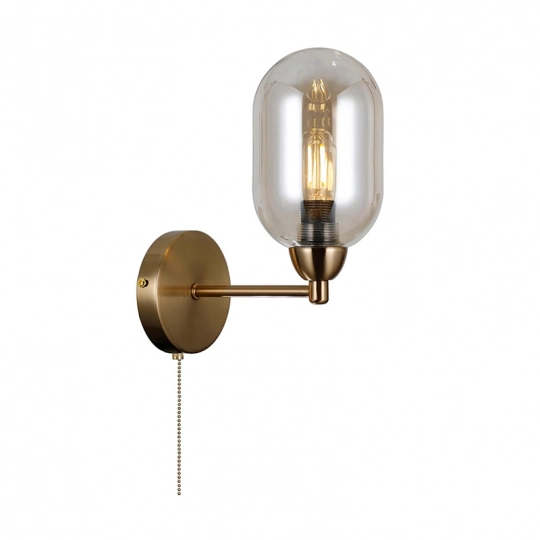 Zidna lampa staro zlatna 1xE27 max.60W/220V M10425-1Z
