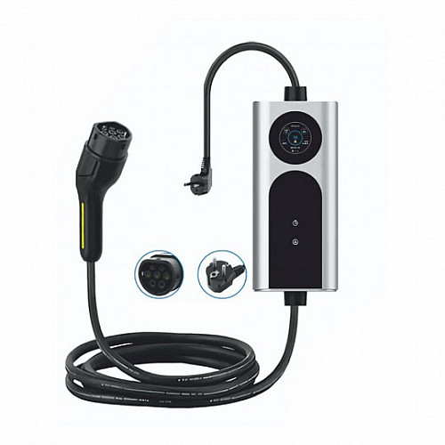 Prenosivi EV punjač 16A 3.5KW IP67 sa ekranom 2 inča SY-IC3-AC1.0-16AS+SY-IP2-AC3.0-16AS ME-Q17