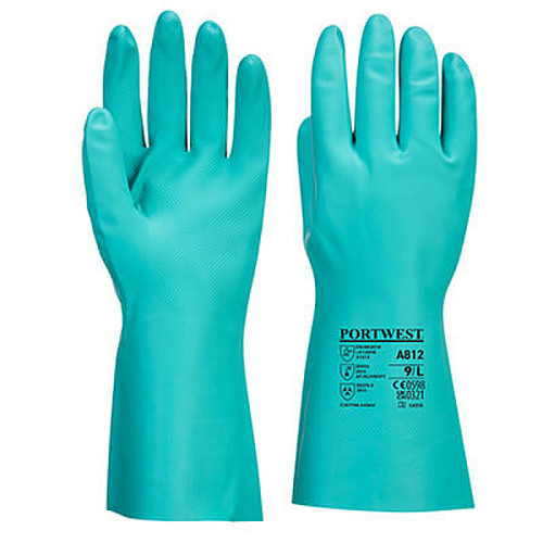 Rukavice Nitrosafe Plus M812, zelene Monsun